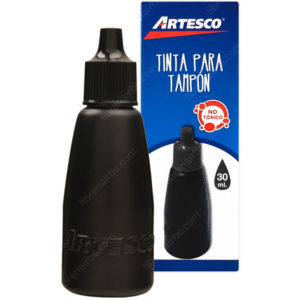 Tinta Tampon Negro 30ml ARTESCO