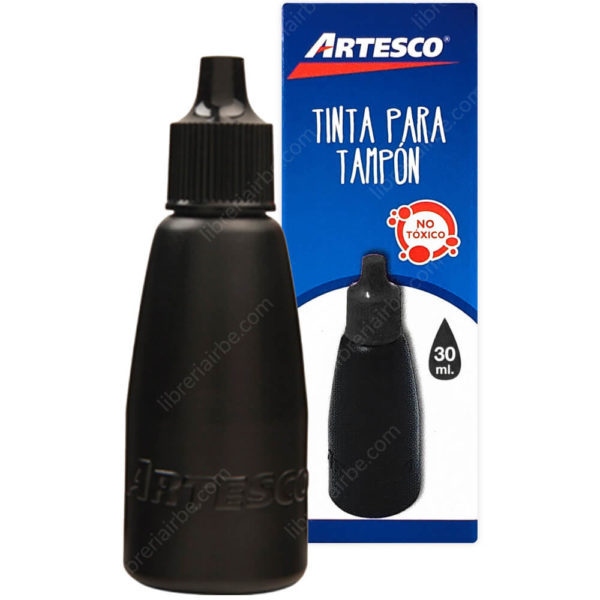 Tinta Tampon Negro 30ml ARTESCO