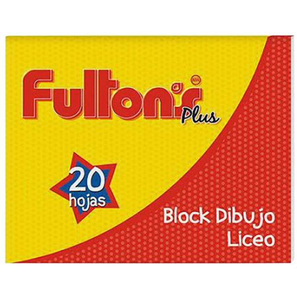 Block dibujo liceo 20 hjs - Fultons