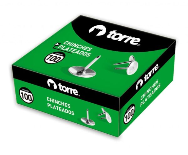 CAJA CHINCHES PLATEADOS 100 UNIDADES