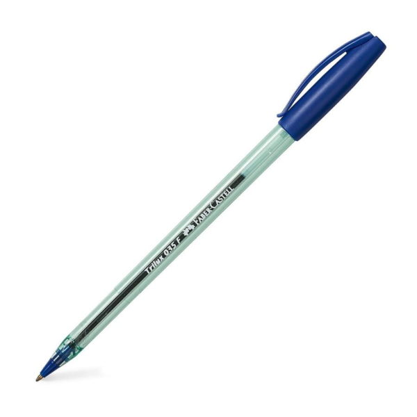 Boligrafo pasta Trilux 035 F azul - Faber Castell