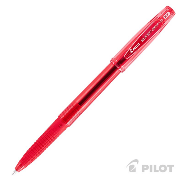 Lapiz Pasta SUPER GRIP G 0.5 Rojo PILOT