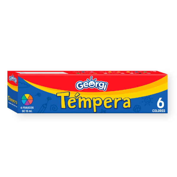 Tempera 6 colores 15 ml - Georgi