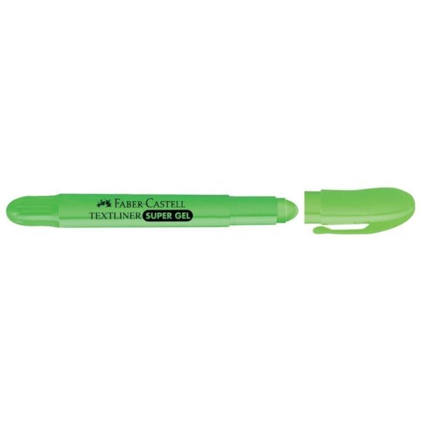 Destacador Super Gel Verde - Faber Castell