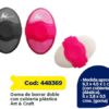 GOMA DE BORRAR DOBLE CON CUBIERTA PLASTIC ART & CRAF