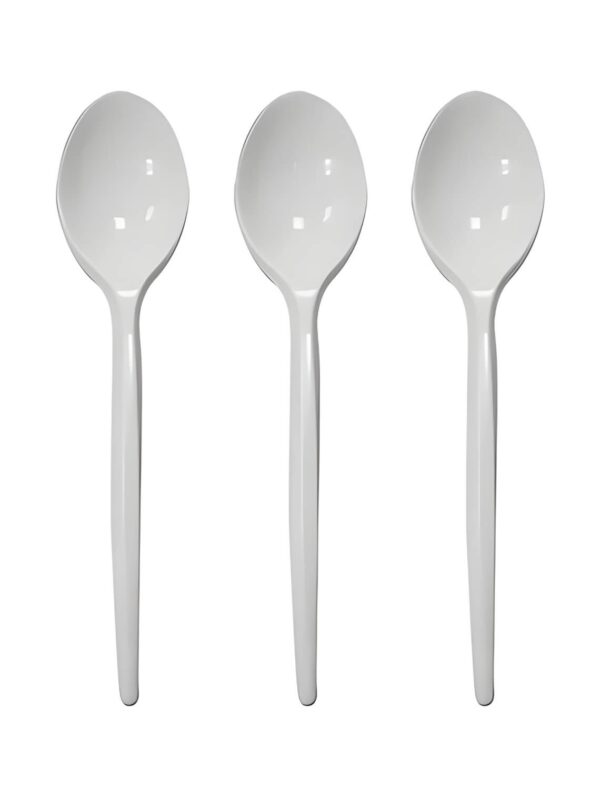 Cucharas plasticas 20und Blanco - Funny