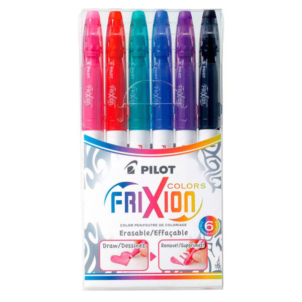 Marcador borrable FRIXION COLORS Set 6u PILOT