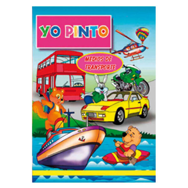 LIBRO P/COLOREAR LOS TRANSPORTES ART & CRAF