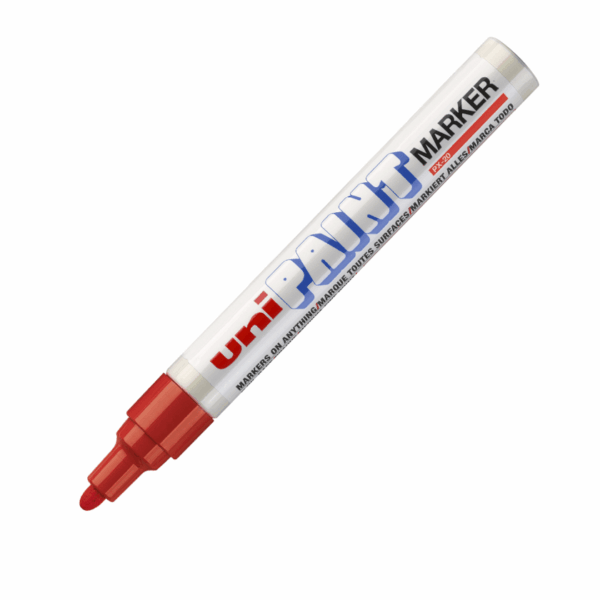 Marcador UNI PAINT oleo Rojo