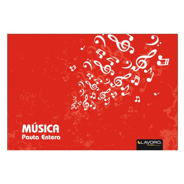 CUAD. MUSICA PAUTA ENTERA 10 HJS. LAVORO DES