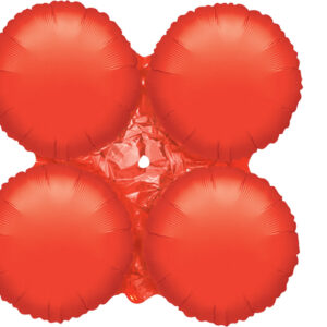Globo metalico arco Rojo