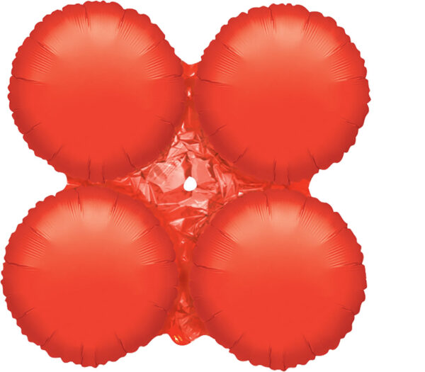 Globo metalico arco Rojo
