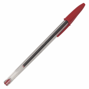Boligrafo Cristal Rojo