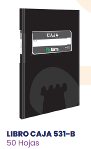 LIBRO CAJA TORRE 531-B - 50 HJS
