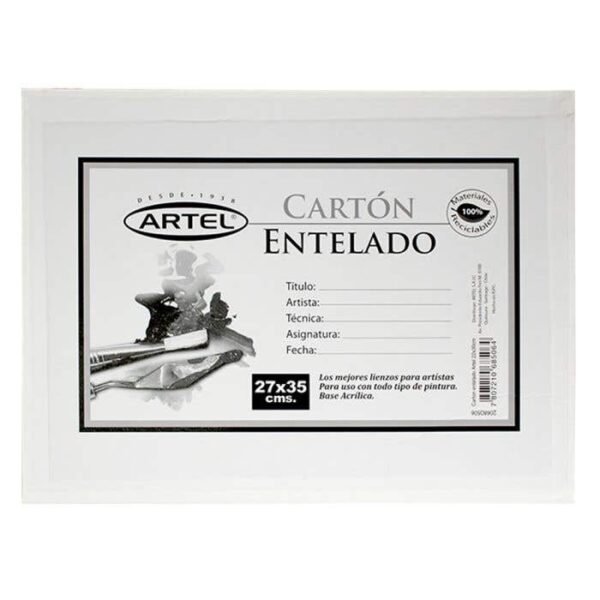 Carton entelado 27 x 35 cm - Artel