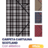 CARPETA CARTULINA CON ELASTICOS SCOTLAND