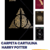 CARPETA CARTULINA CON ELASTICOS HARRY POTTER