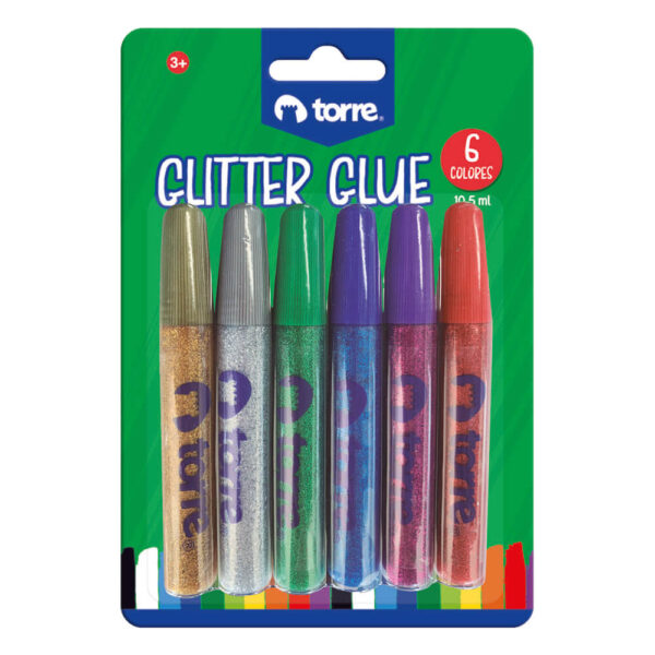 Glitter Glue 6 colores - Torre