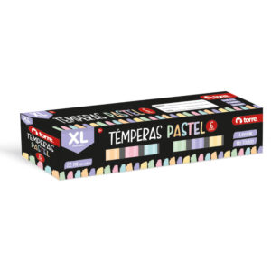TeMPERAS 6 COL PASTELES TORRE