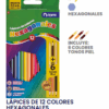 LAPICES 12COL HEXAG+6 TONOS PIEL TORRE