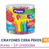 MAXI CRAYONES 24 COL PEKES TORRE