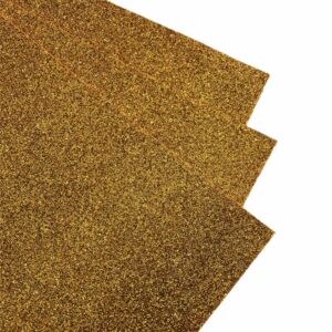 Goma eva glitter 40 x 60 dorado