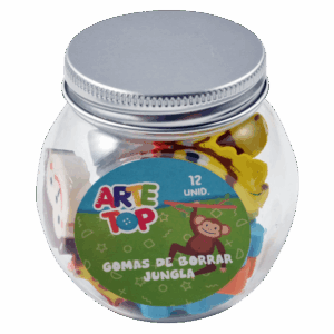 Set gomas de borrar Jungla 12 und - Arte Top