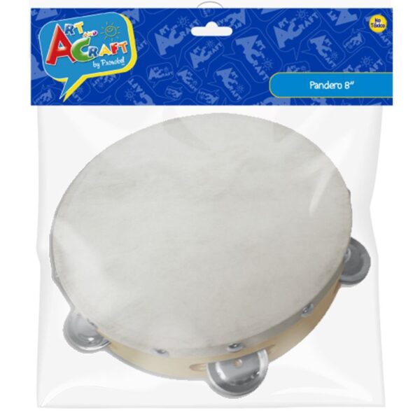 INST.MUSICAL PANDERO 8" ART & CRAF