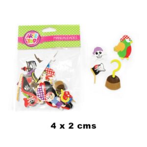 Set sticker goma eva Piratas - Arte Top