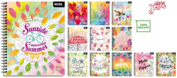 CUAD.UNIV ROSS TS/ED ESTILO JOVEN 100 HJ 7MM