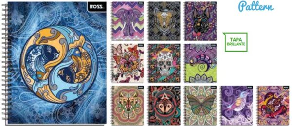 CUAD.UNIV ROSS TS/ED PATTERN 100 HJ 7MM