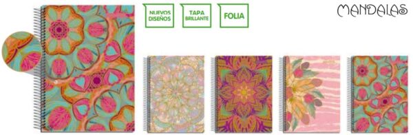 *CUAD.PROARTE MANDALAS 8VA 120 HJ 5MM