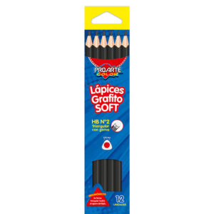 LAPICES GRAFITO SOFT PROARTE HB 12 UNID