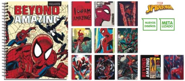 CUAD. UNIV PROARTE TED/ ED SPIDERMAN 100 HJ 7MM
