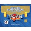 EST.GOMA EVA GLITTER ADHESIVA 6 HJS 6 COLORES