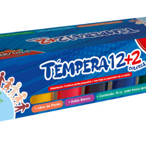 TEMPERA PROARTE 12+2 UNIDADES 15 CC