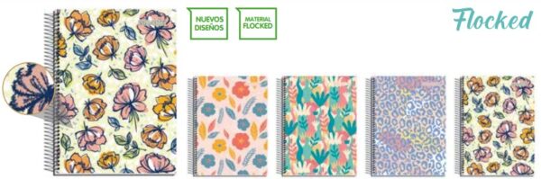 Cuaderno Proarte FLOCKED DISEÑO triple 150 HJS 7MM