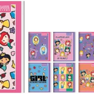 CUAD.PROARTE COLLEGE PRINCESAS KAWAII 80 HJ 7MM