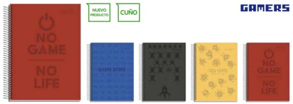 CUAD.PROARTE GAMERS 8VA 120 HJ 5MM