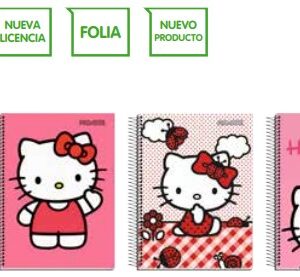 CUAD.PROARTE HELLO KITTY 8VA 100 HJ 5MM