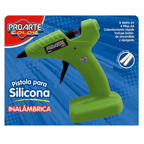 PISTOLA PARA SILICONA 7MM 4 PILAS