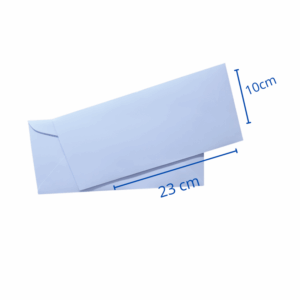 SOBRE AMERICANO 10X23 90GR 50 UN BLANCO TEKNOFAS