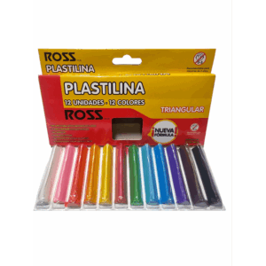 PLASTICINA ROSS C/12 PANES TRIANGULAR