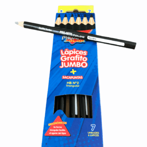 LAPICES GRAFITO TRIANGUL.No2 HB JUMBO C/6 UNI