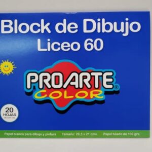 BLOCK PROARTE LICEO 106 GR. 20 HJS.26,5x21cm