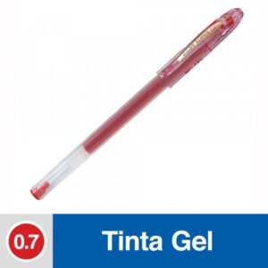 Lapiz Tinta Gel SUPER GEL 0.7mm Rojo