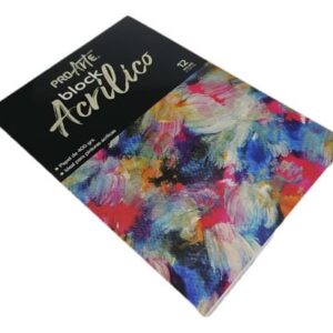 BLOCK PROARTE ACRILICO 12 HJS.400GRS. 21X29,7 cm.