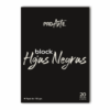 BLOCK PROARTE PAPEL NEGRO 20 HJS 180 GRS 20,5x29,7