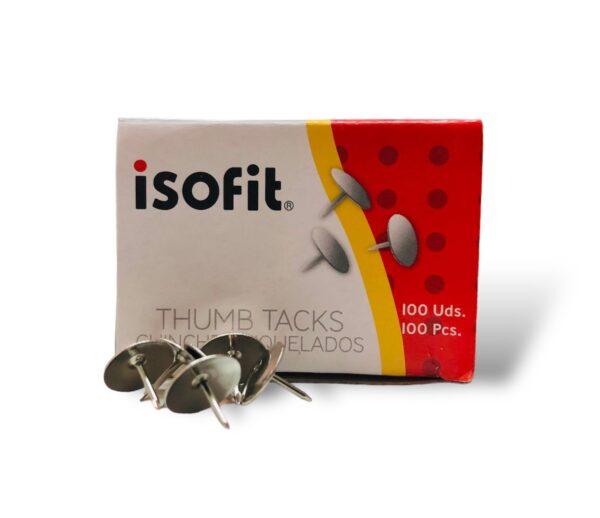 CHINCHE ISOFIT NIQUELADO CAJA DE 100