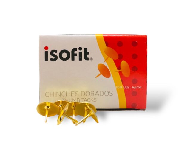 CHINCHE ISOFIT DORADO CAJA DE 100